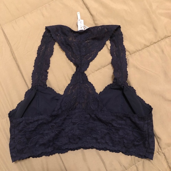 Navy Free People Bralet - Picture 2 of 2